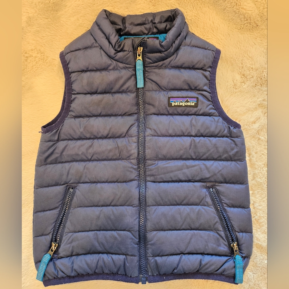 Patagonia Blue Puffer Vest 2T
